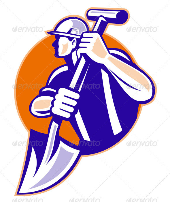 590x700 Construction Worker Vector Background Images