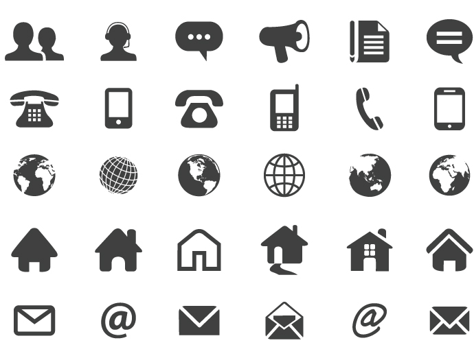 690x522 Contact Icon Vector Free Download