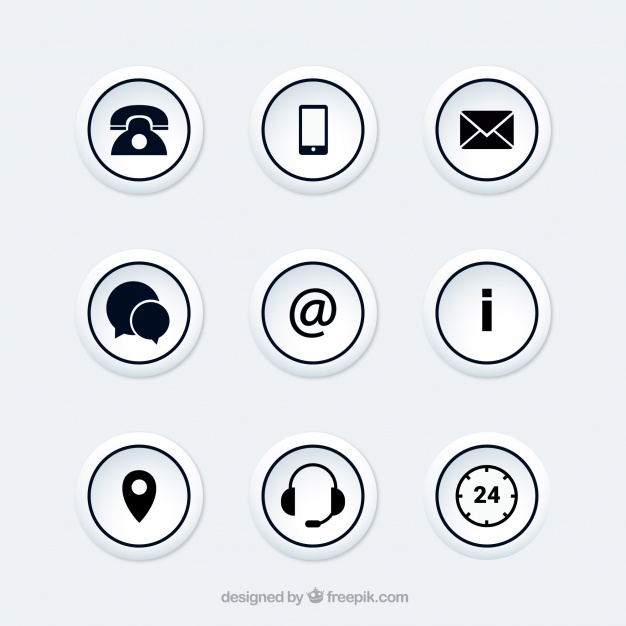 626x626 Contact Symbols Vectors, Photos And Free Download