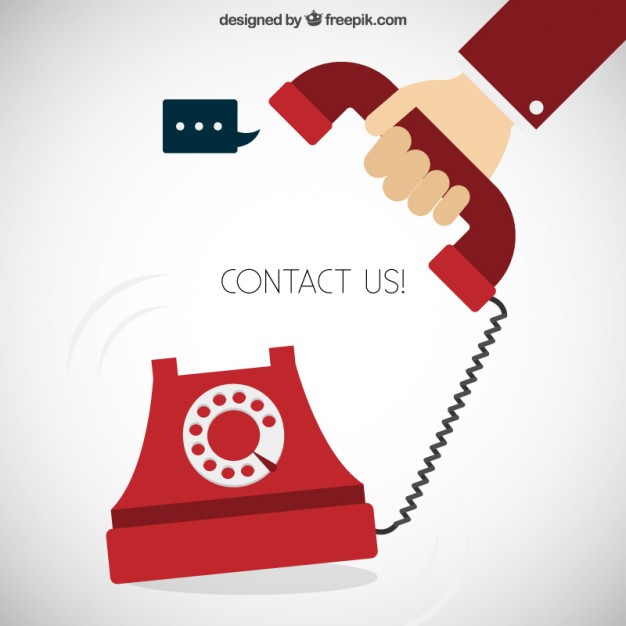 626x626 Contact Us Concept Vector Free Download