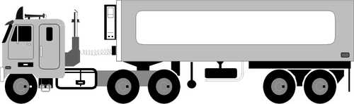 500x148 Vector Image Of Mobile Refuel Container Truck