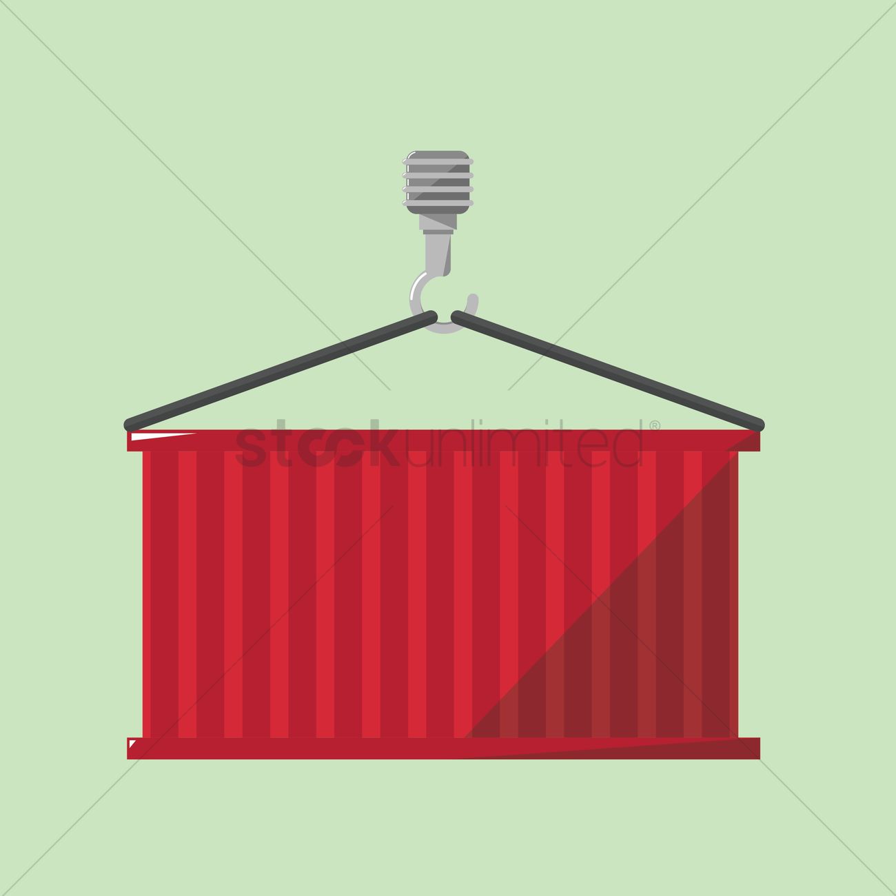 1300x1300 Container Vector Image