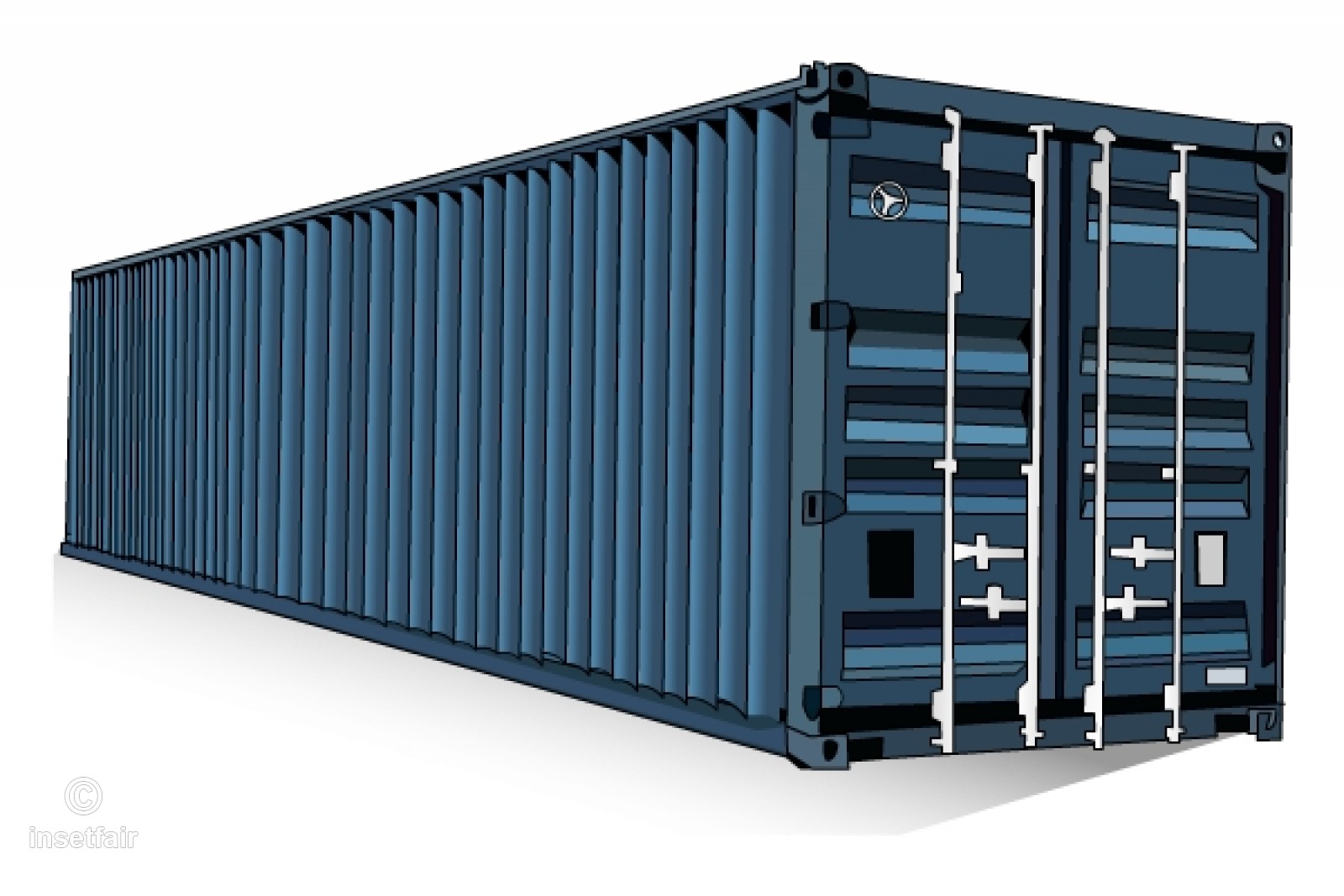 1600x1067 Large Shipping Containers Vector Illustration With Adobe Flash