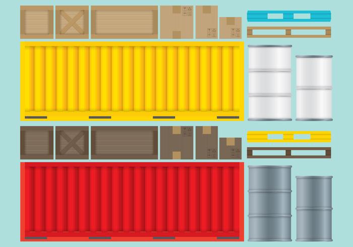 700x490 Container Free Vector Art