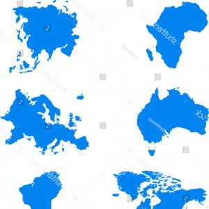 300x300 World Map Continents Vector On Hoodamathrun