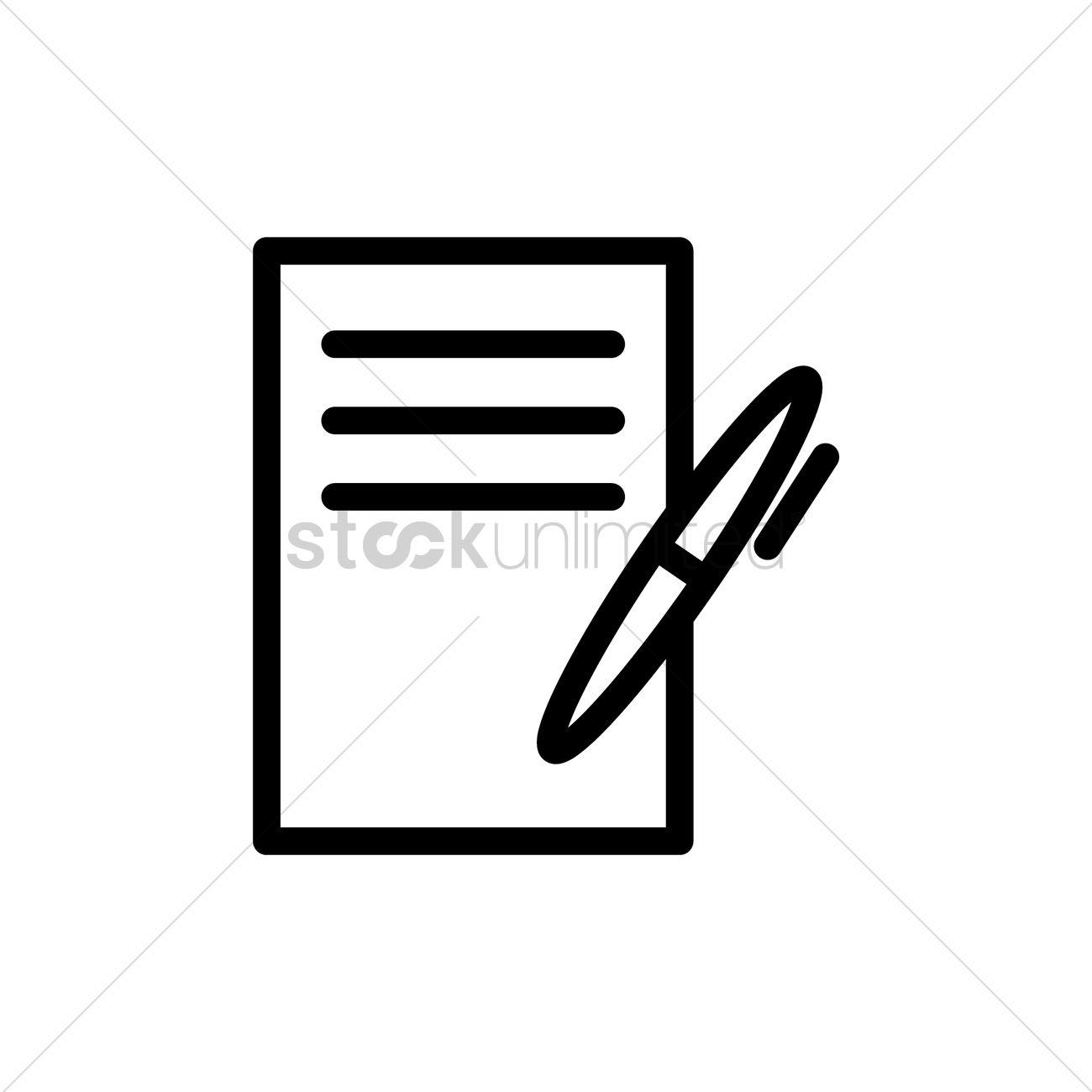 1300x1300 Contract Vector Image