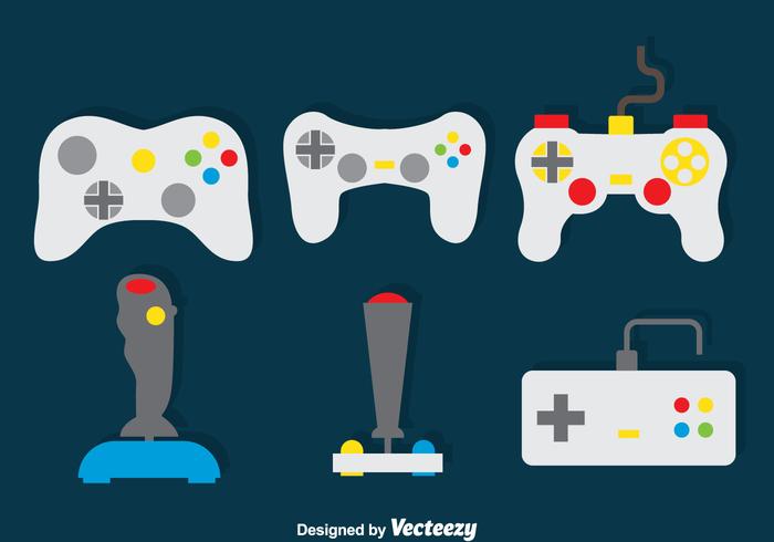 700x490 Game Controller Vector Set