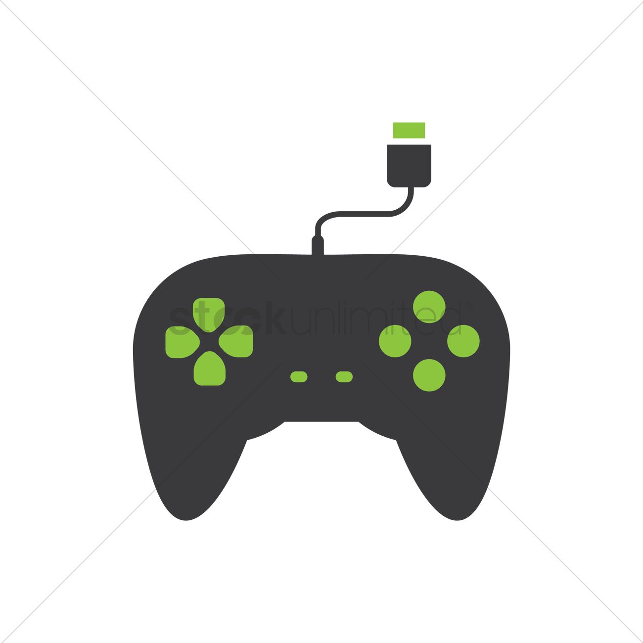 1300x1300 Game Controller Vector Image