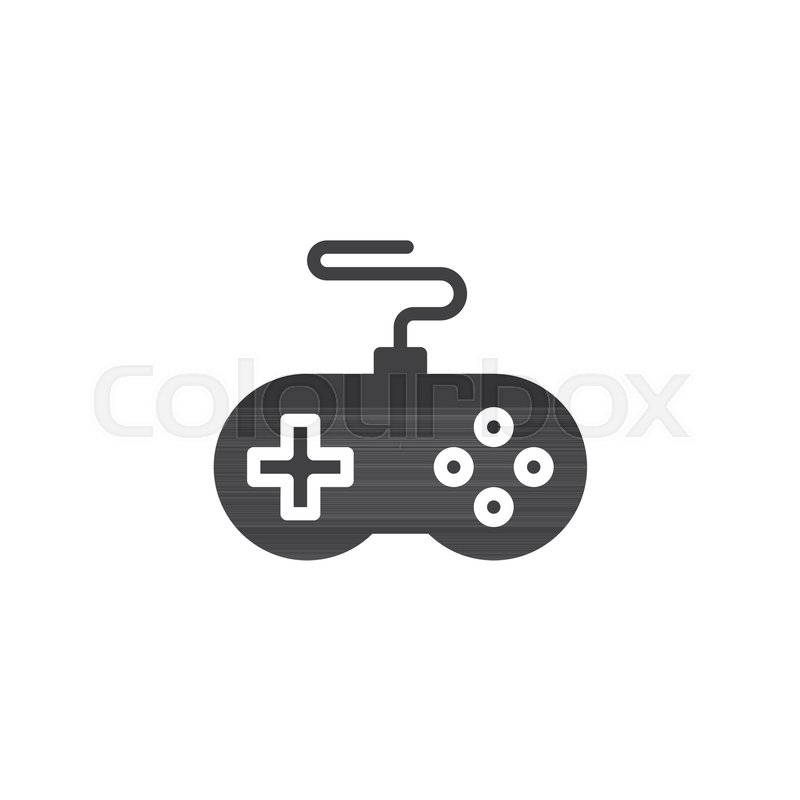 800x800 Game Controller Vector Icon Filled Stock Vector Colourbox