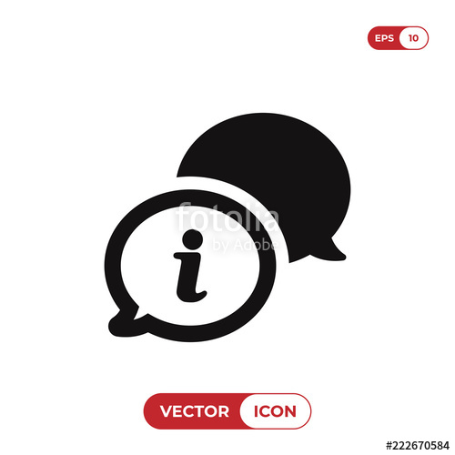 500x500 Conversation Vector Icon Stock Image And Royalty Free Vector
