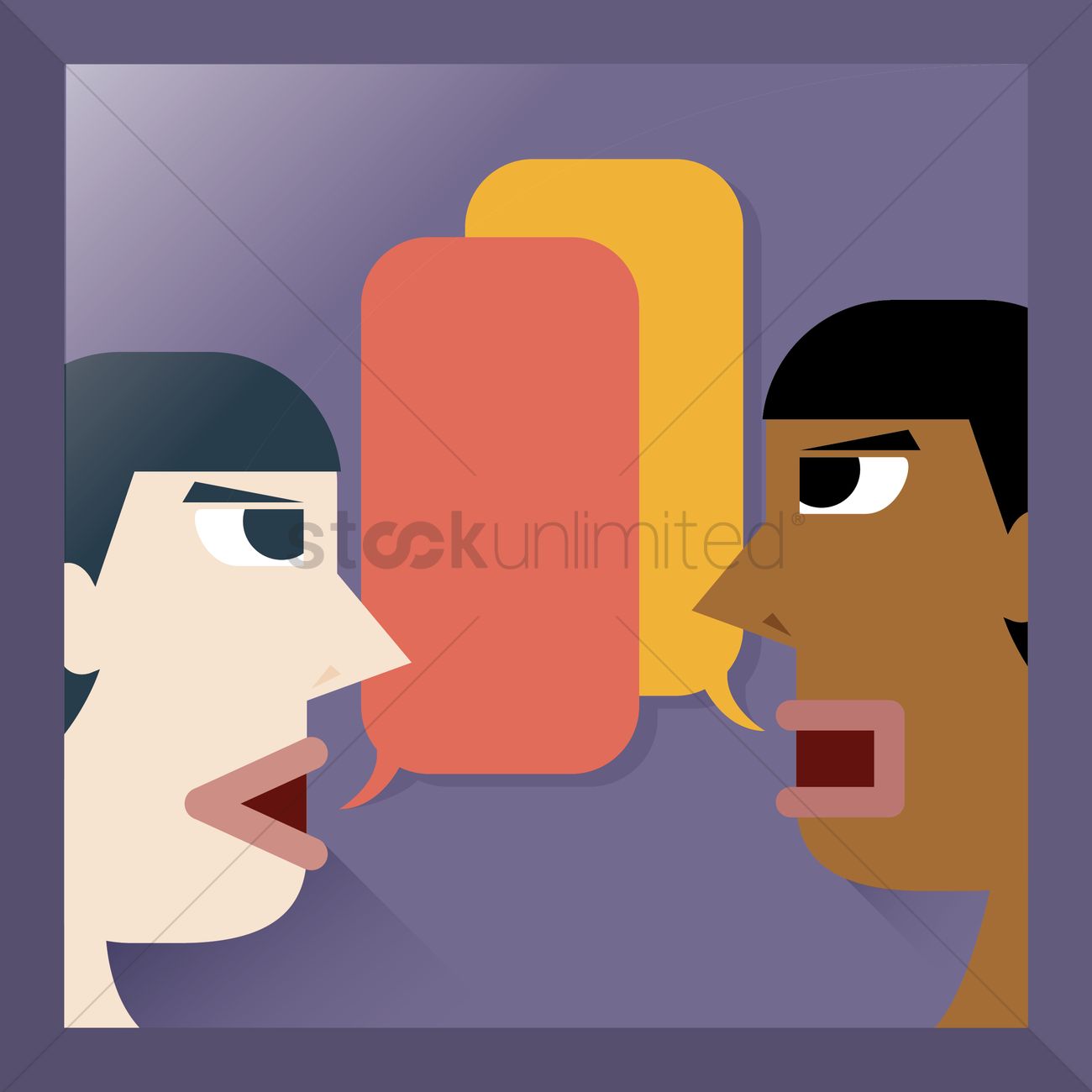 1300x1300 Free Men Conversation Vector Image