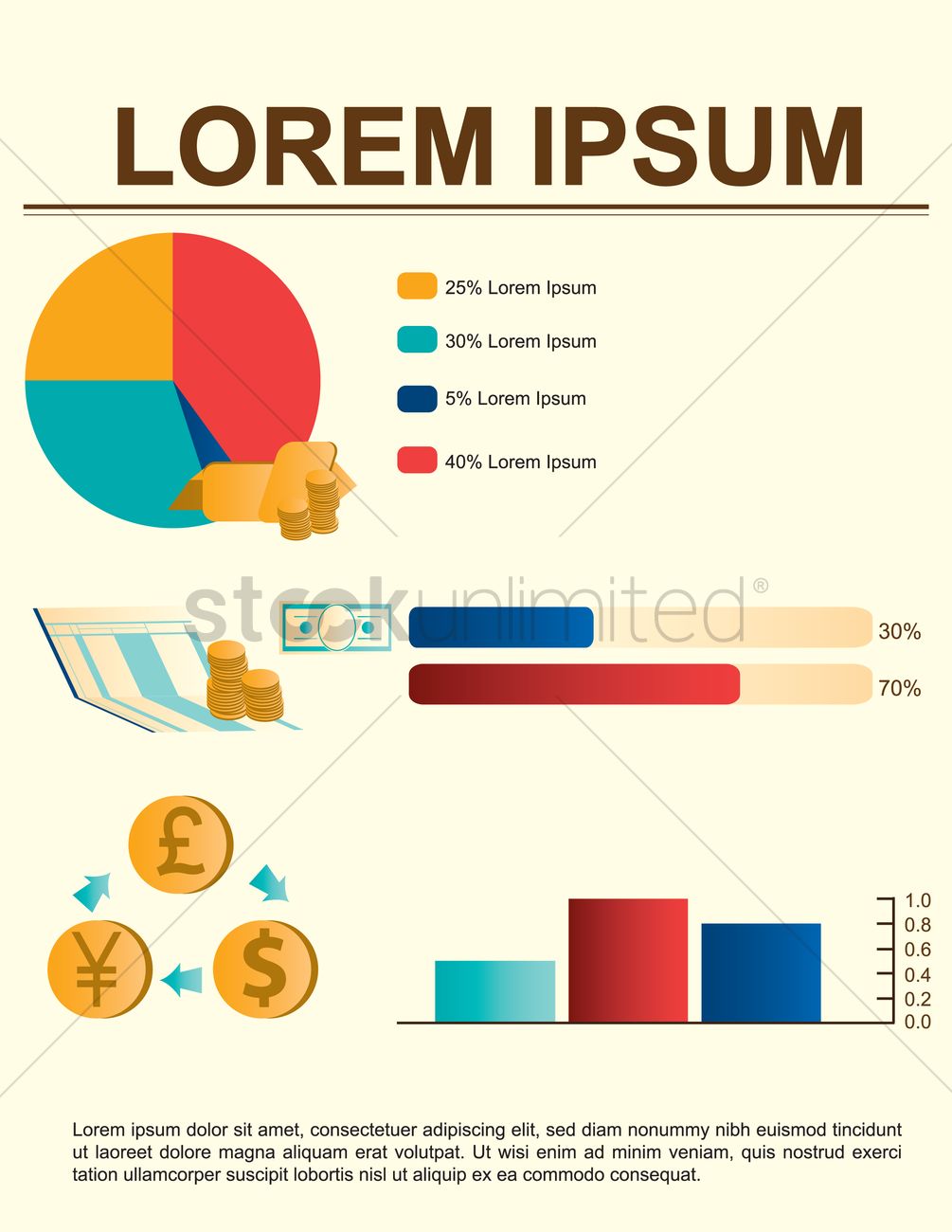 1005x1300 Free Statistical Representation Of Currency Conversation Vector