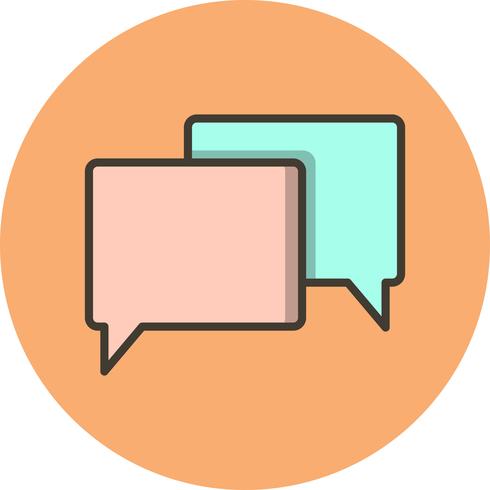 490x490 Vector Conversation Icon