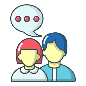 300x300 Serious Conversation Royalty Free Vectors