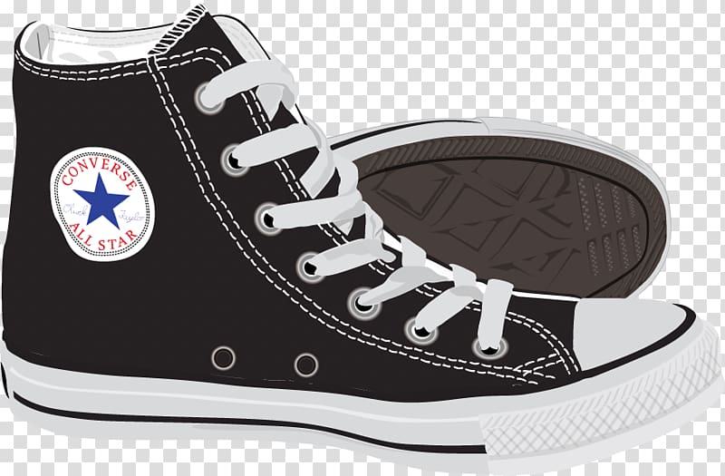 800x525 Pair Of Black Converse All Star High Tops, Hipster Polyvore Ray