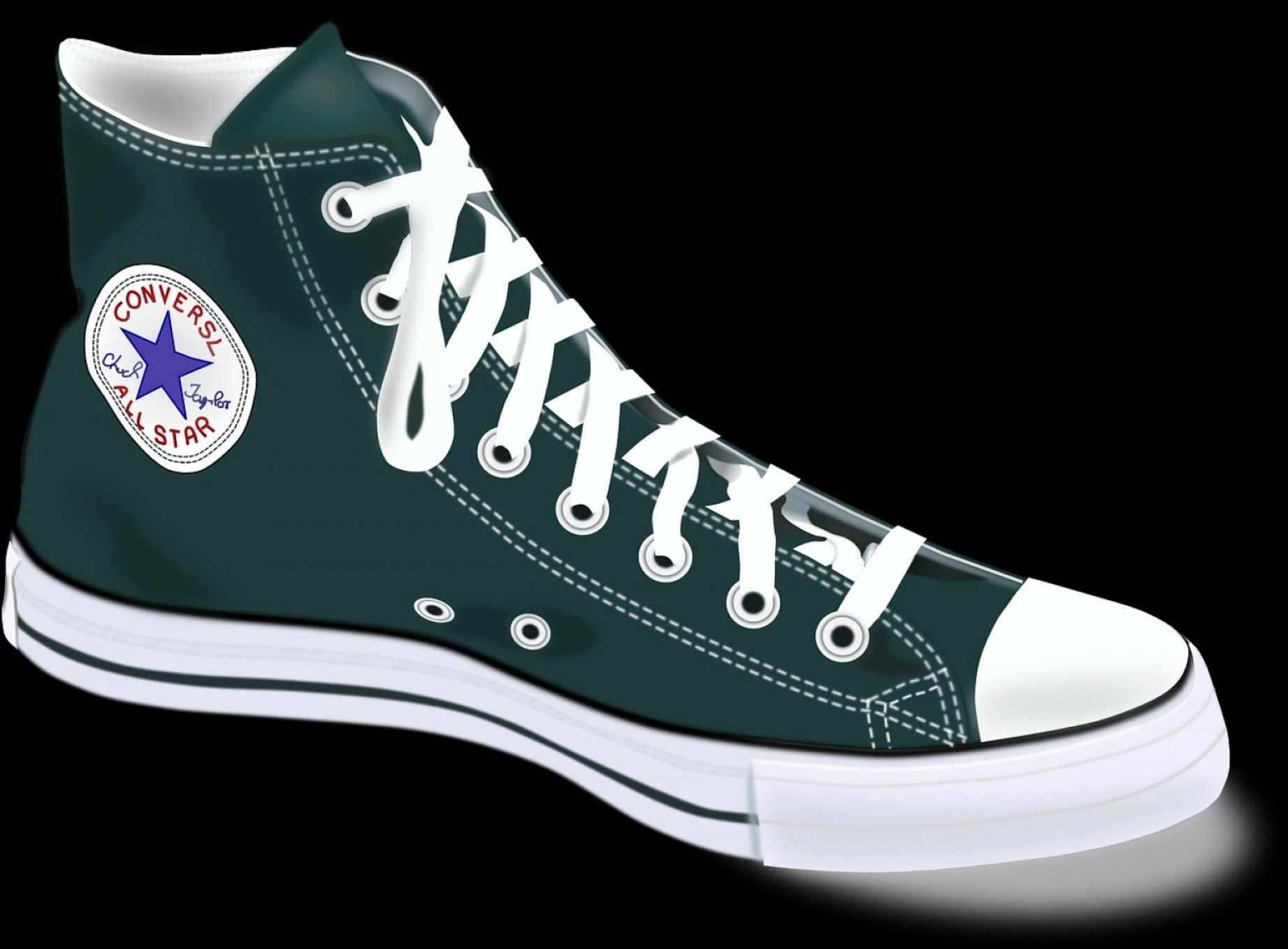 Converse Shoes Vector at Vectorified.com | Collection of Converse Shoes ...