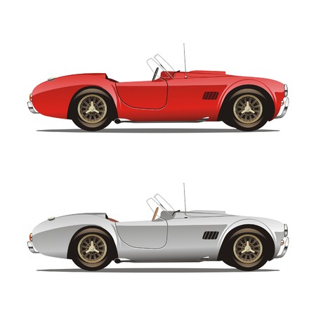 450x450 Vector Isolated Convertible Cars Royalty Free Vector Graphics