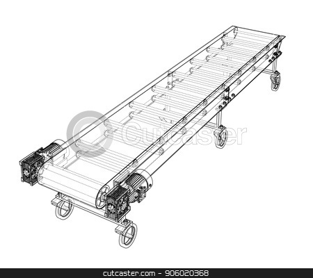 Conveyor Belt Vector