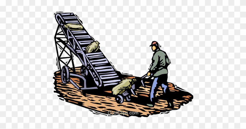 840x441 Conveyor Belt Royalty Free Vector Clip Art Illustration