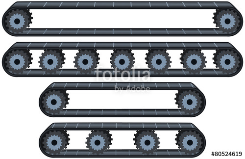 500x324 Conveyor Belt With Wheels Pack Stock Image And Royalty Free