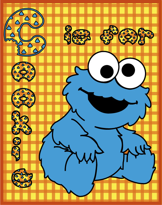 552x700 Cookie Monster Vector Pedro Ortiz