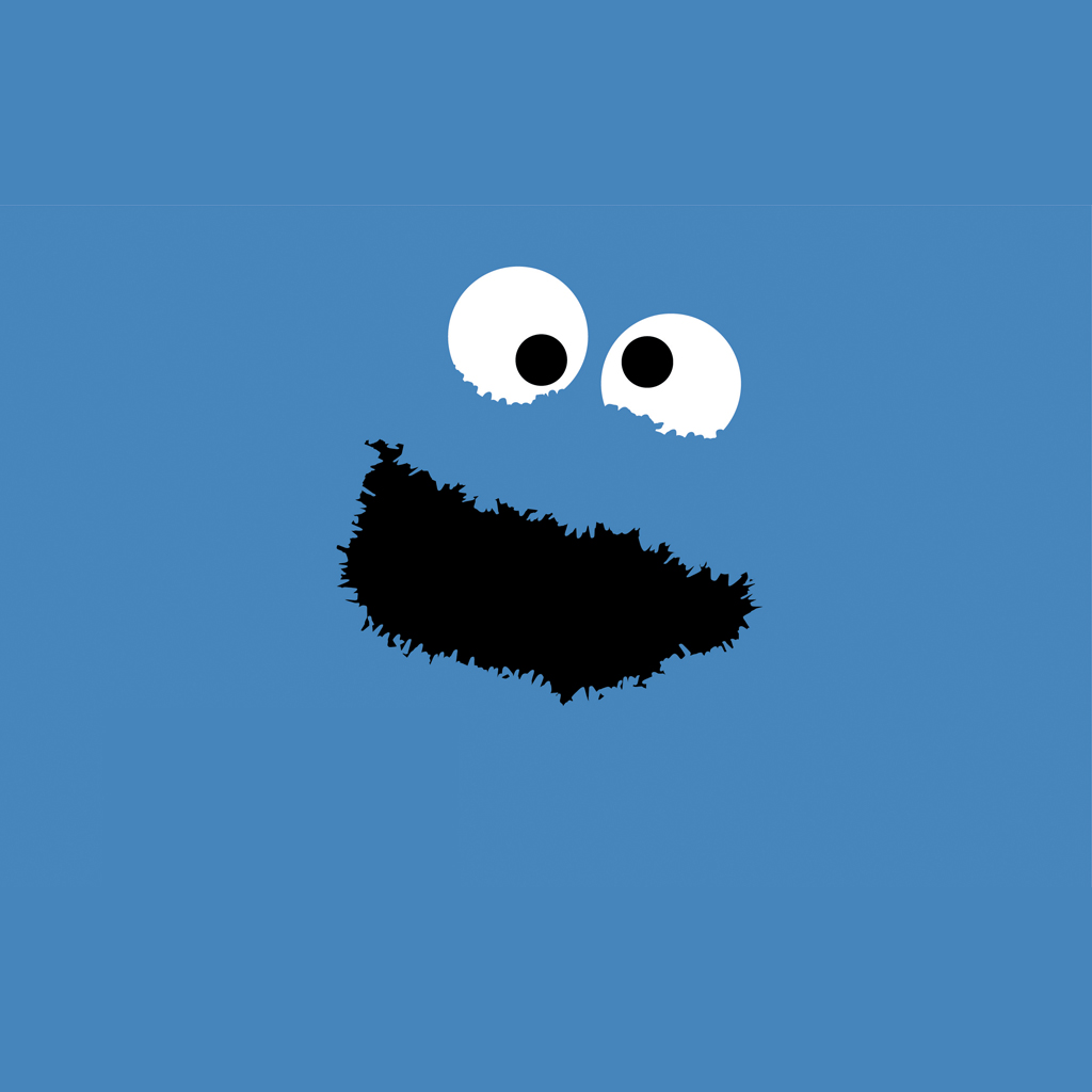 1024x1024 Sesame Street Vector Illustration Cookie Monster