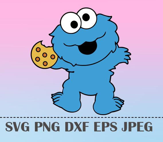 Cookie Monster Vector at Vectorified.com | Collection of Cookie Monster ...