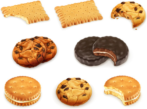 496x368 Vector Cookies Free Vector Download