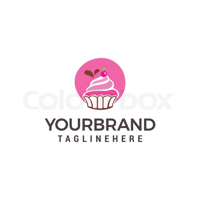 800x800 Cake And Cookies Logo Design Template Stock Vector Colourbox