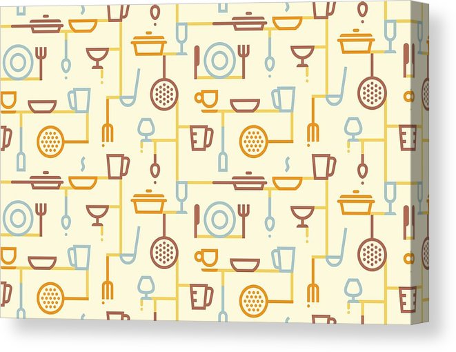 Cooking Background Vector Illustration Canvas Print Canvas Art 661x510 Cooking Background Vector Illustration Canvas Print Canvas Art