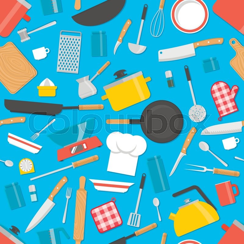 Kitchen Tools Seamless Pattern Stock Vector Colourbox 800x800 Kitchen Tools Seamless Pattern Stock Vector Colourbox