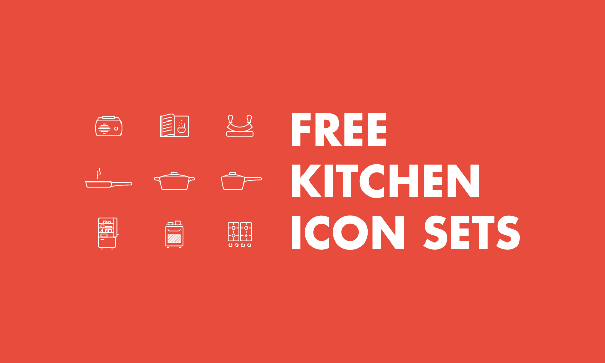 Great Free Kitchen And Cooking Vector Icon Sets 1200x720 Great Free Kitchen And Cooking Vector Icon Sets