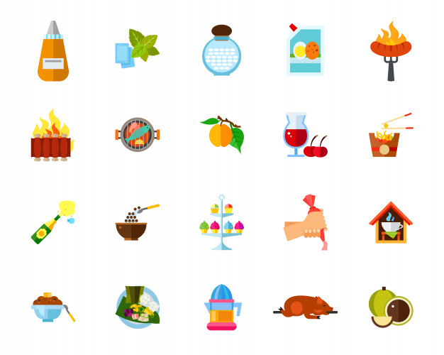 Cooking Icon Set Vector Free Download 626x500 Cooking Icon Set Vector Free Download