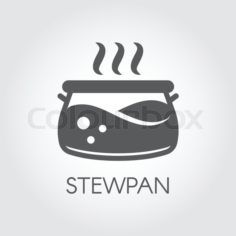 Stewpan Black Flat Icon Pot Or Stock Vector Colourbox 800x800 Stewpan Black Flat Icon Pot Or Stock Vector Colourbox