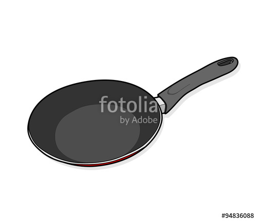 Cooking Pan, A Hand Drawn Vector Illustration Of A Cooking Pan 500x431 Cooking Pan, A Hand Drawn Vector Illustration Of A Cooking Pan