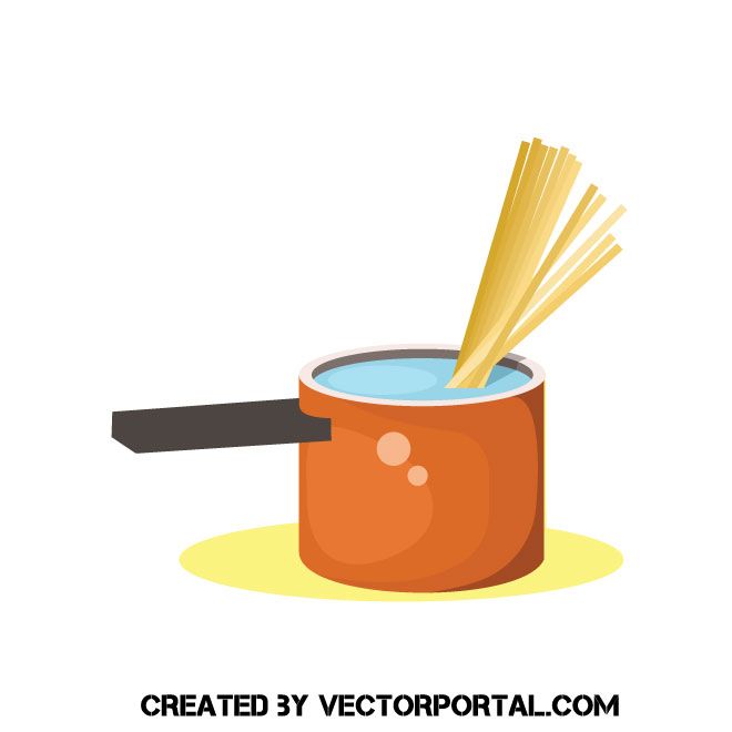 Spaghetti In The Cooking Pot Vector Image Food And Drink Vectors 660x660 Spaghetti In The Cooking Pot Vector Image Food And Drink Vectors