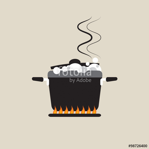 Cooking Pot Vector Illustration Stock Image And Royalty Free 500x500 Cooking Pot Vector Illustration Stock Image And Royalty Free