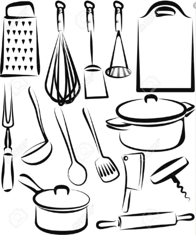 655x787 Kitchen Utensils Vector Blog Design Kitchen Clipart, Cooking