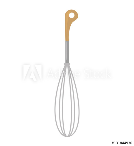 457x500 Wire Whisk Kitchen And Cooking Utensils Vector Illustration