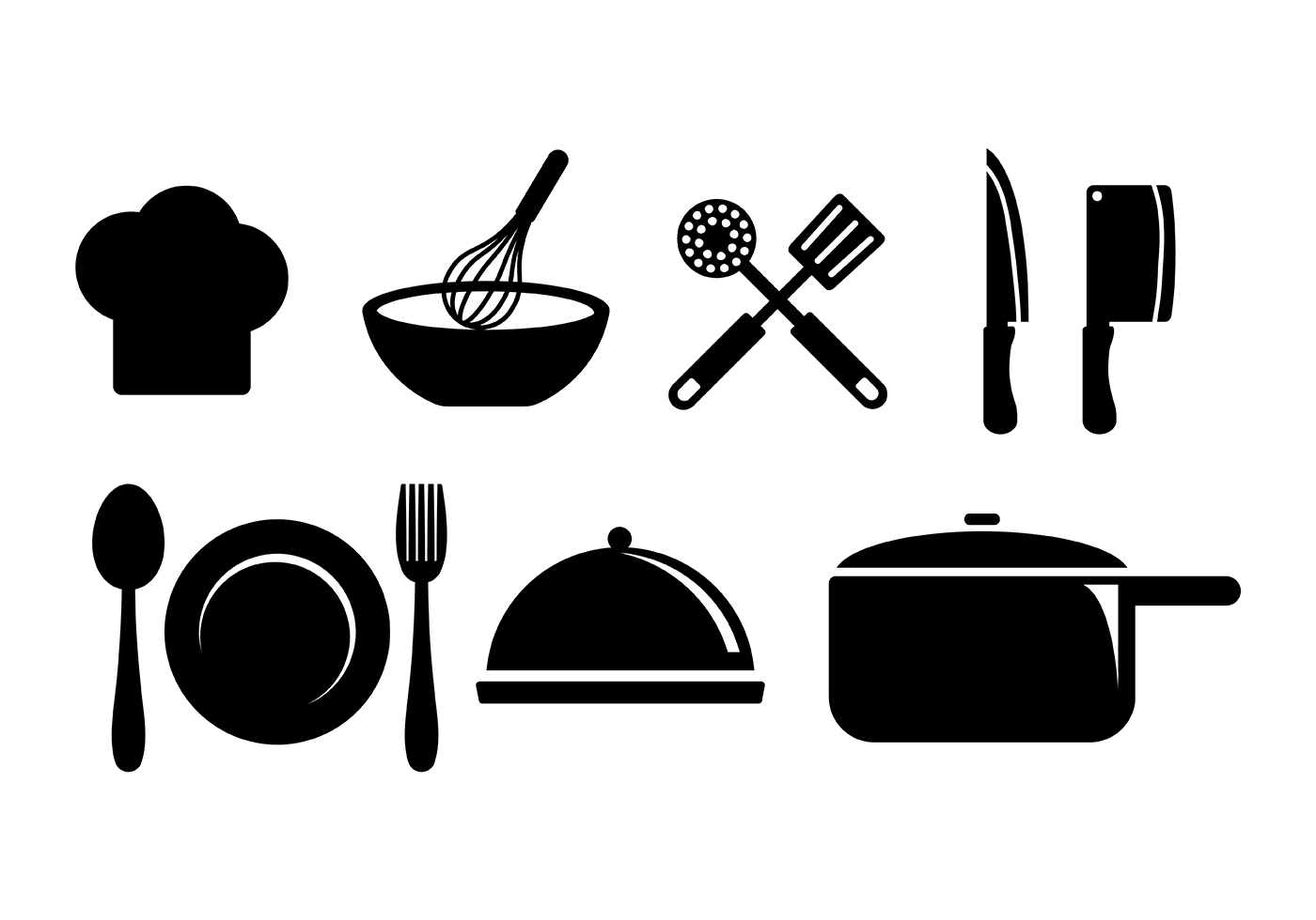 1400x980 Cook Free Vector Art
