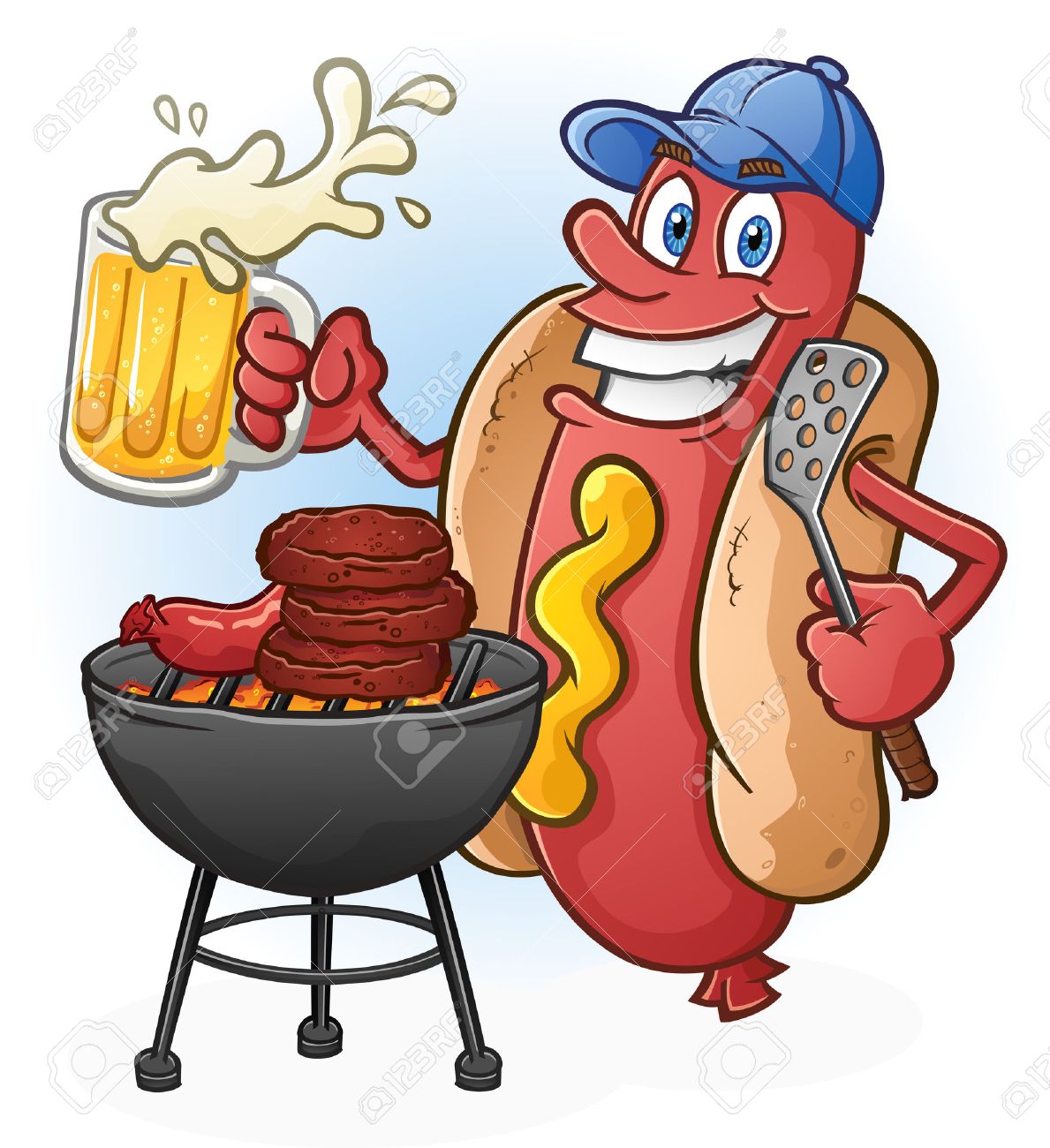 1189x1300 Grill Cookout Clipart