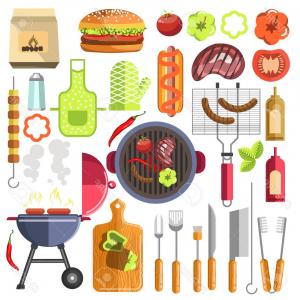 300x300 Stock Illustration Grill Bbq Cookout Vector Studiogrfx