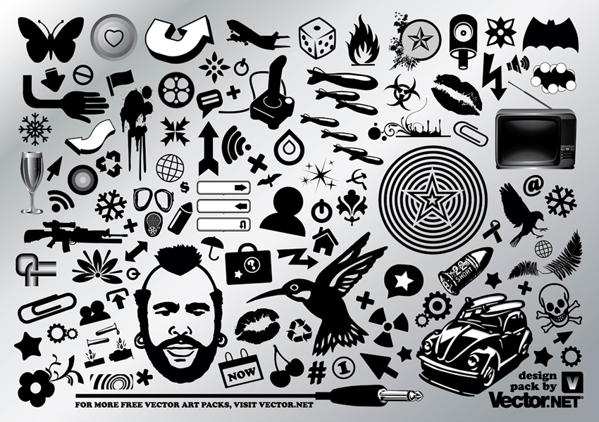 850x600 Cool Vector Graphic Set Free Vectors Ui Download