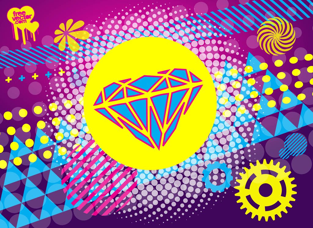 1024x746 Cool Vector Design Shapes Vector Art Graphics
