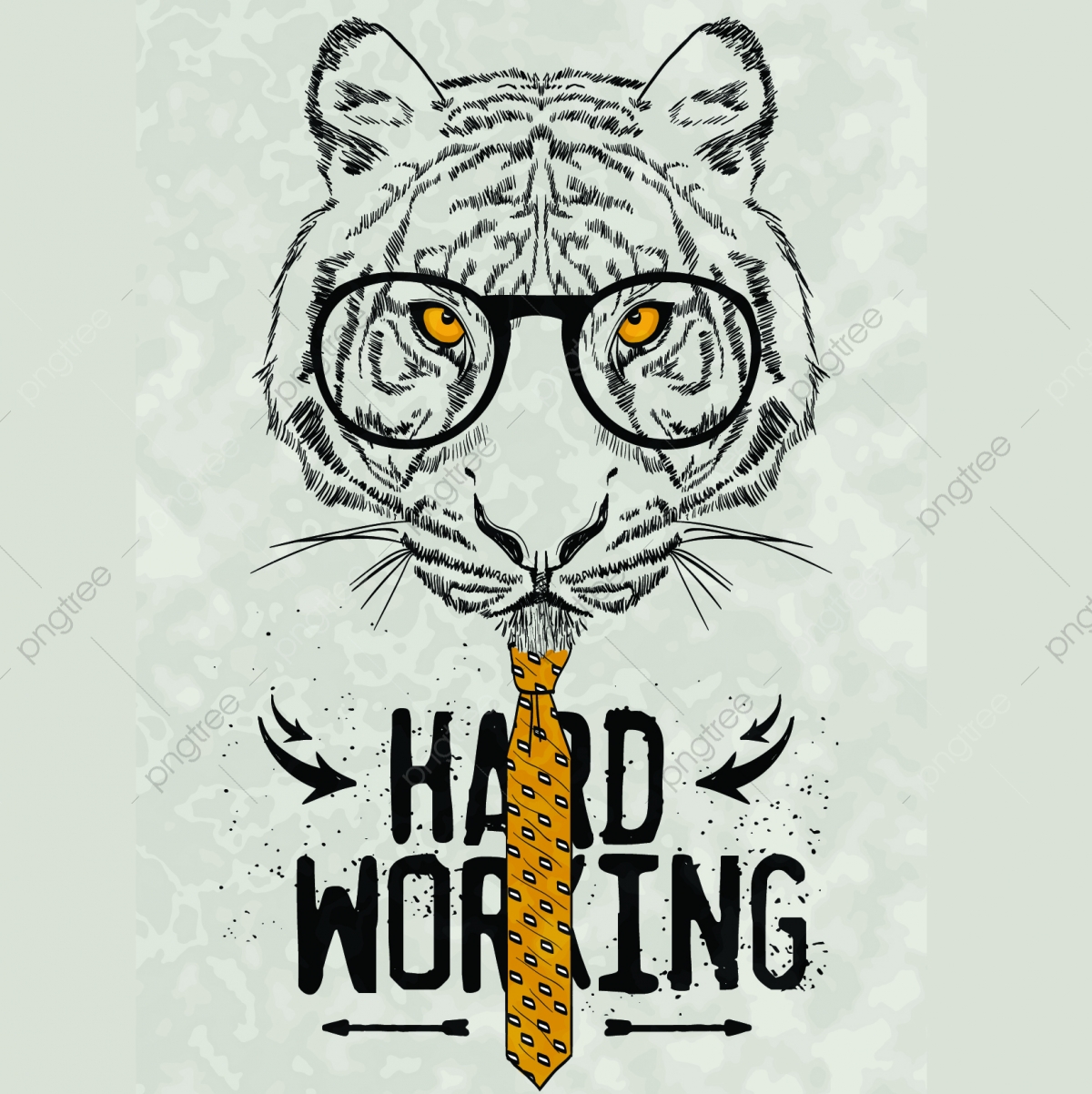 1200x1202 Hard Working Tiger Vector Art Design Design Jersey Design, Hard
