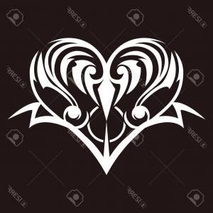 300x300 Top Cool Heart Swirl Designs Vector Photos Handandbeak