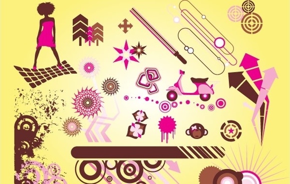 579x368 Moped Vector Free Vector Download