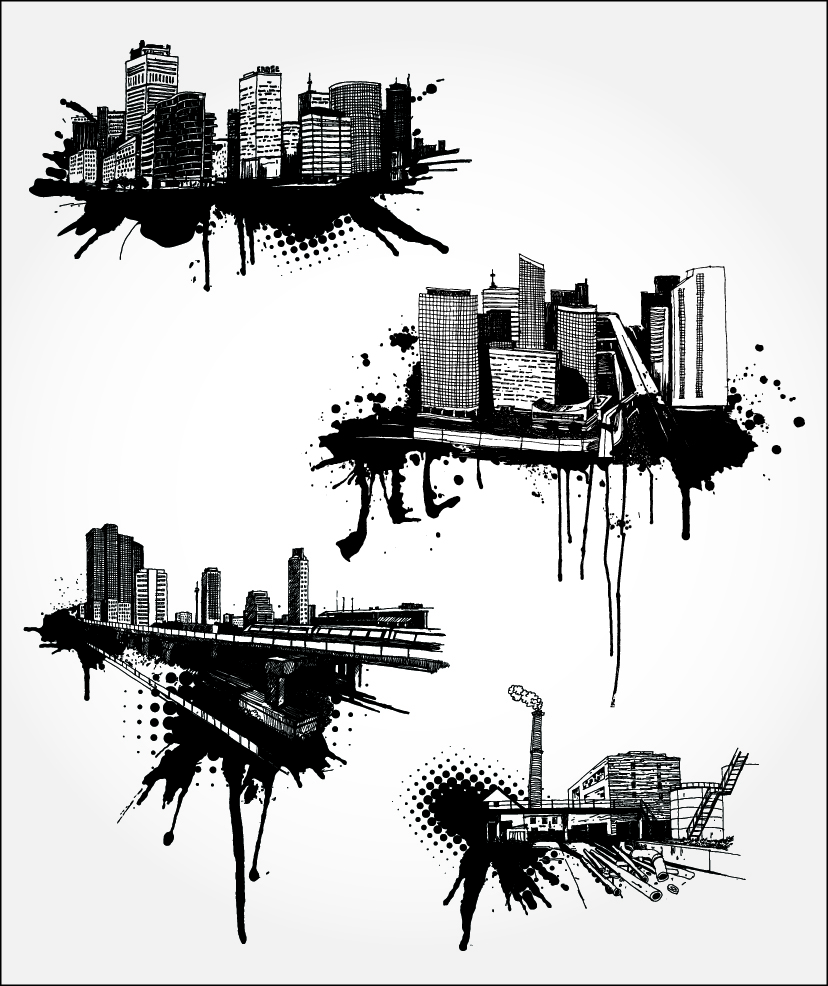 Cool Silhouette Of The City 828x986 Cool Silhouette Of The City