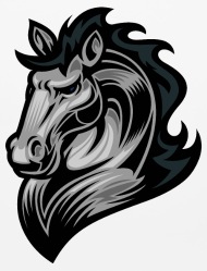 Logo Horse Head Animal Wildlife Cool Vector Image Mouse Pad 190x249 Logo Horse Head Animal Wildlife Cool Vector Image Mouse Pad