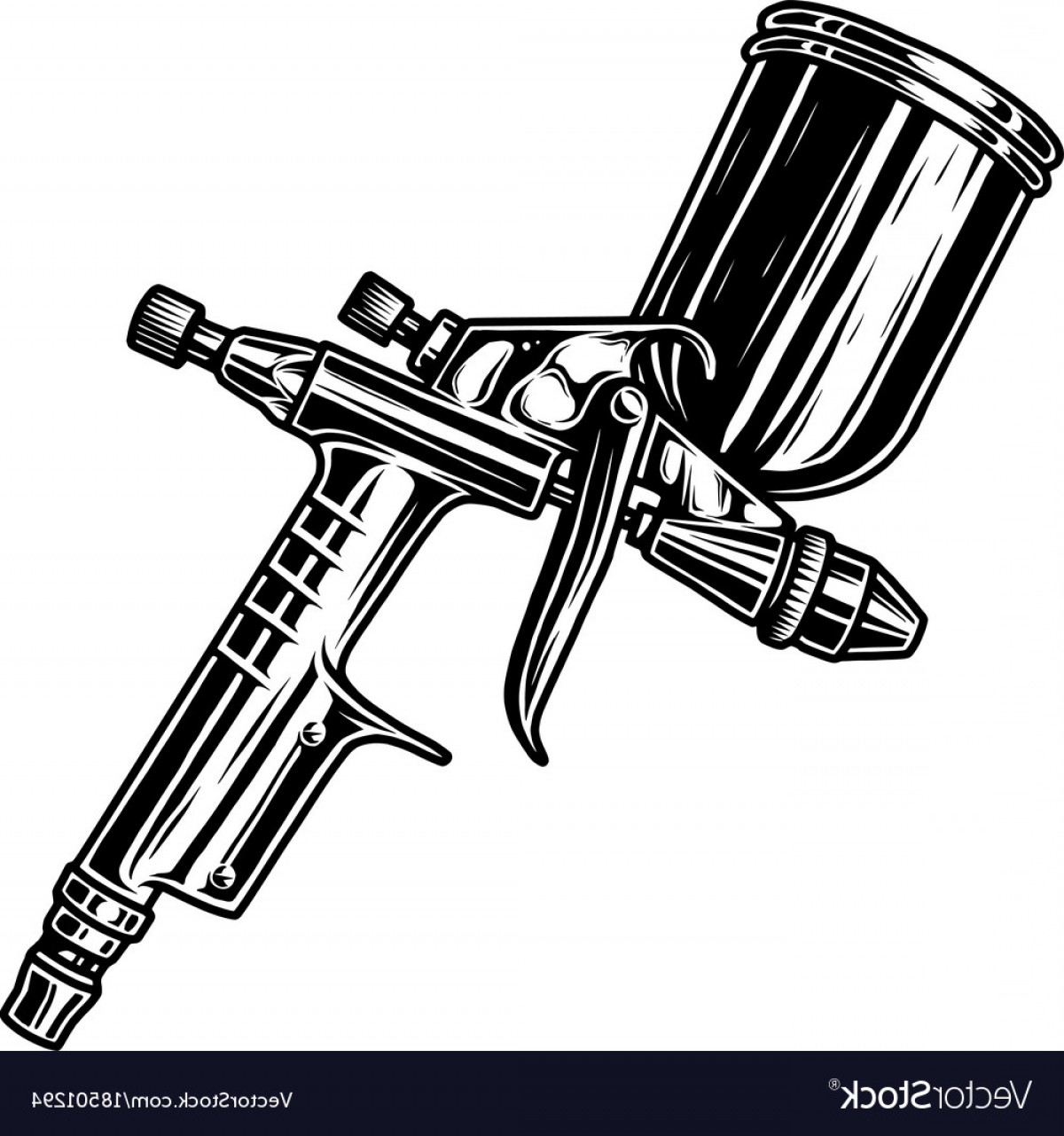 Paint Gun Vector Art Cultracing 1200x1281 Paint Gun Vector Art Cultracing